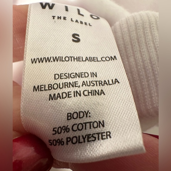 WILO The Label Small White Blue Tennis Crewneck Sweatshirt Melbourne Australia - Picture 5 of 10
